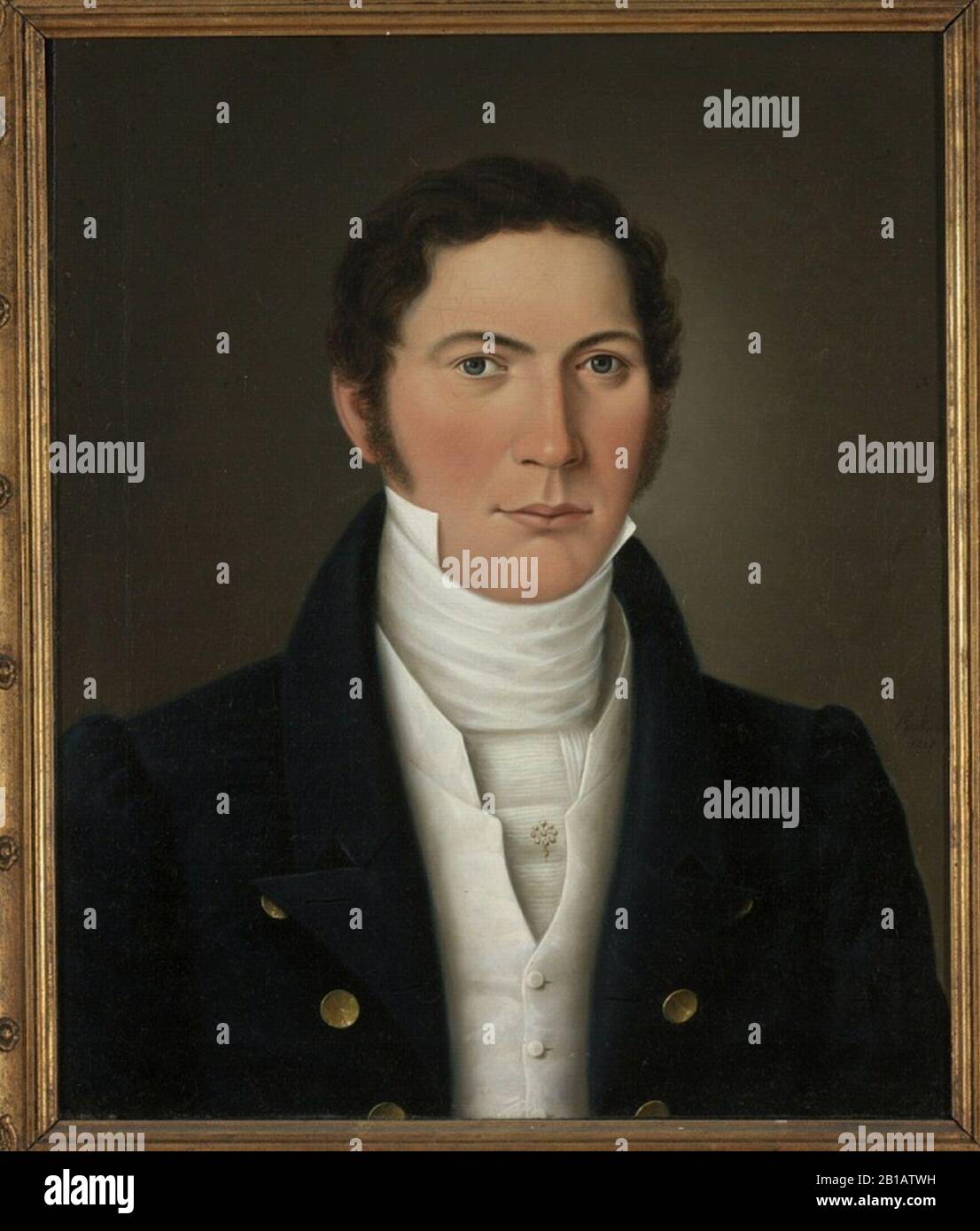 Friedrich Brockmann Portrait of a Man Stock Photo Alamy