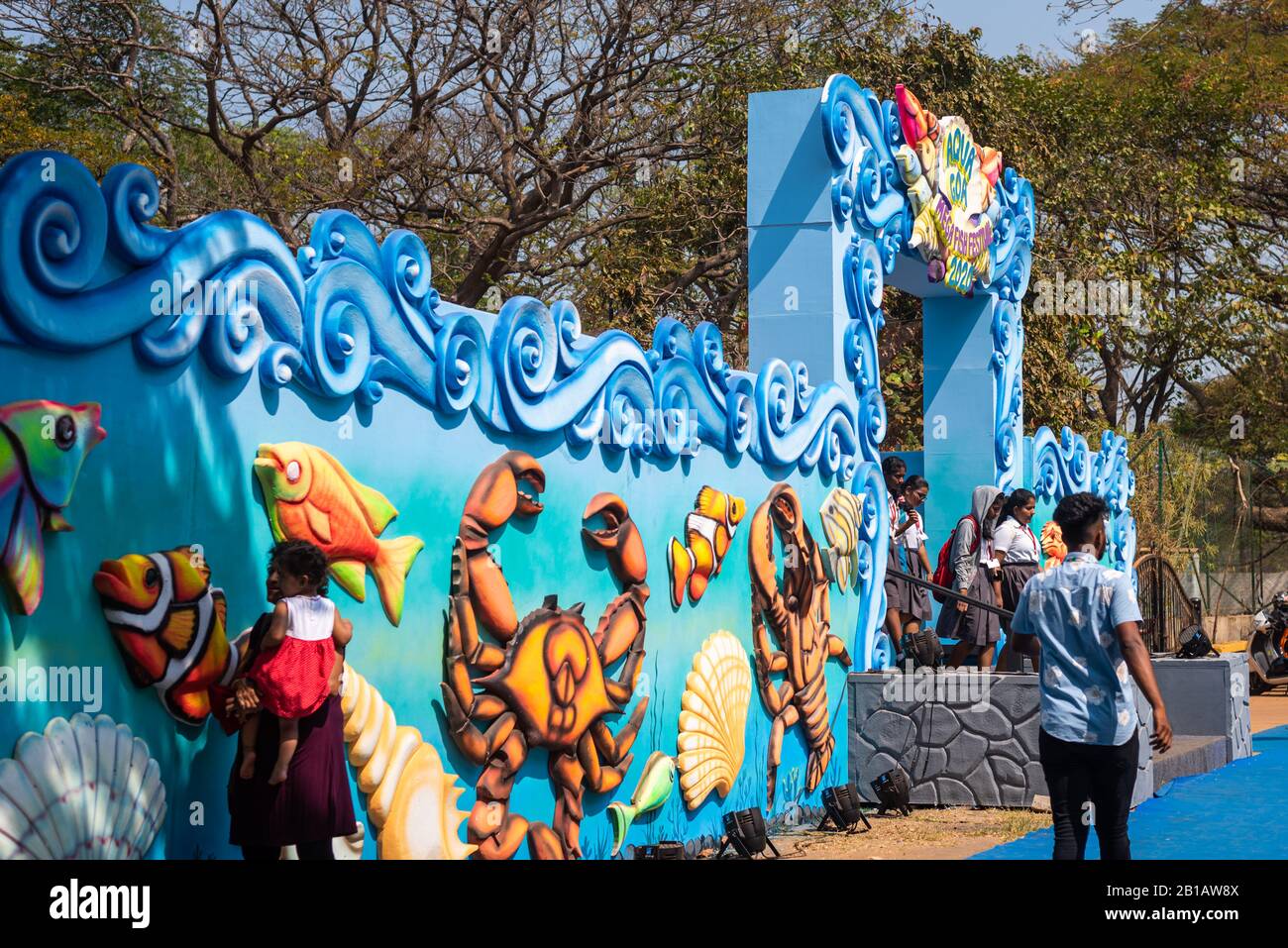 Panaji, Goa/India- February 15 2020: Aqua Goa festival held in Panjim, Goa  Stock Photo - Alamy