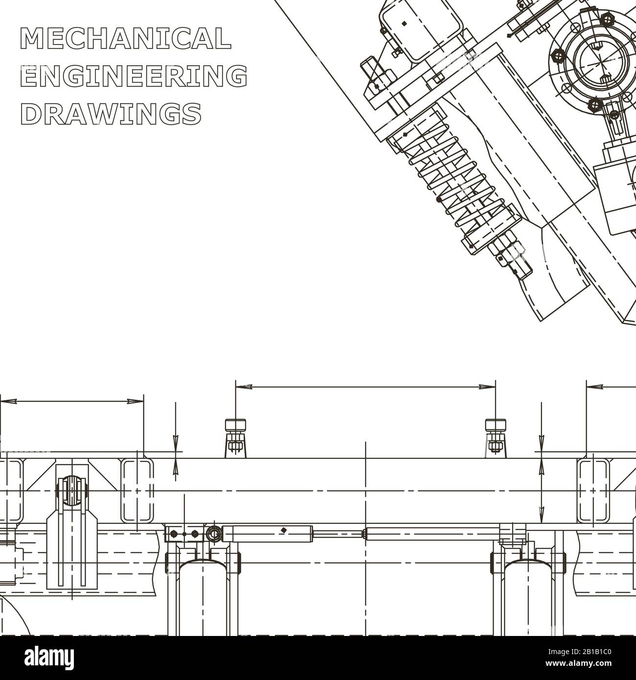 Computer aided design systems. Instrument-making drawings. Blueprint