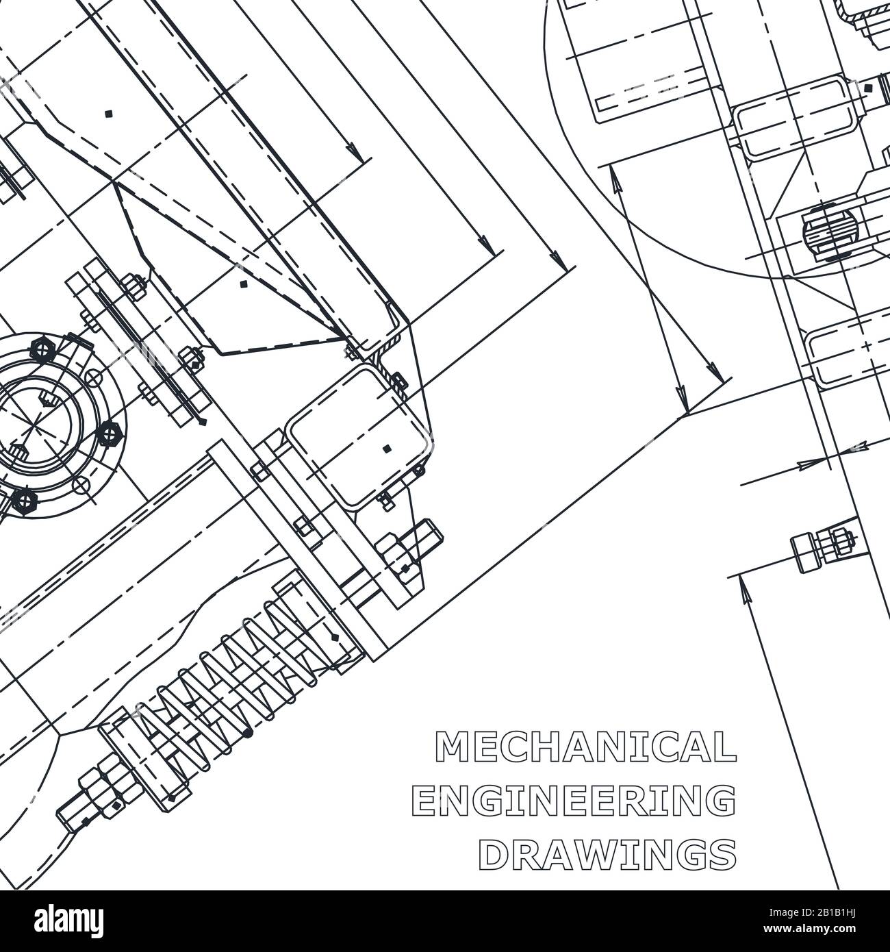 Blueprint Vector Engineering Illustration Technical Illustrations