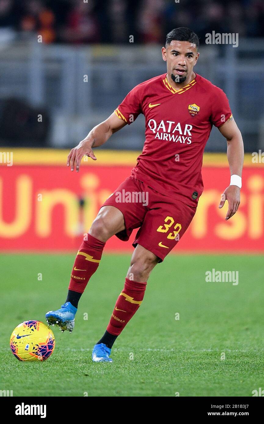 Rome Italy 23rd Feb 2020 Bruno Peres Of As Roma During The Serie A Match Between Roma And Lecce At Stadio Olimpico Rome Italy On 23 February 2020 Photo By Giuseppe Maffia