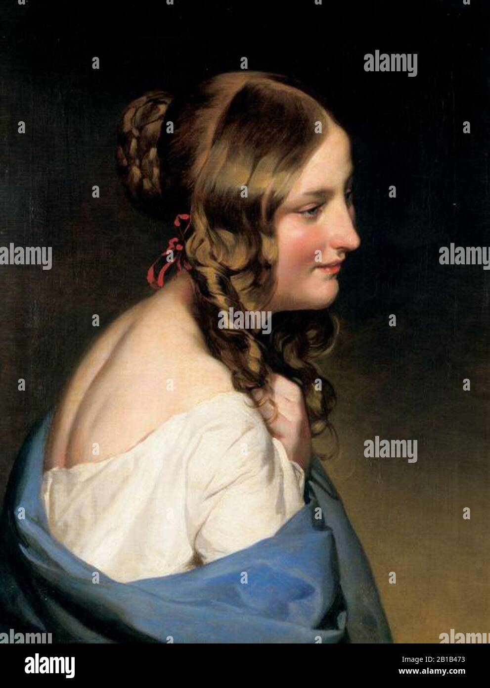 Friedrich von Amerling 005 Stock Photo Alamy