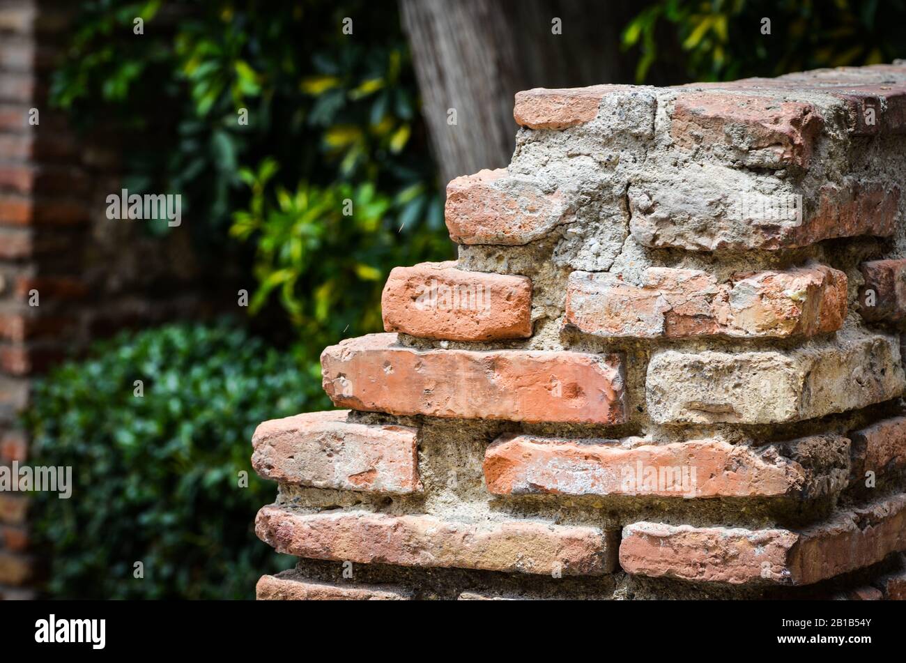 Spain Abstract abstract wall design on the historical streets of spanish cities Stock ...