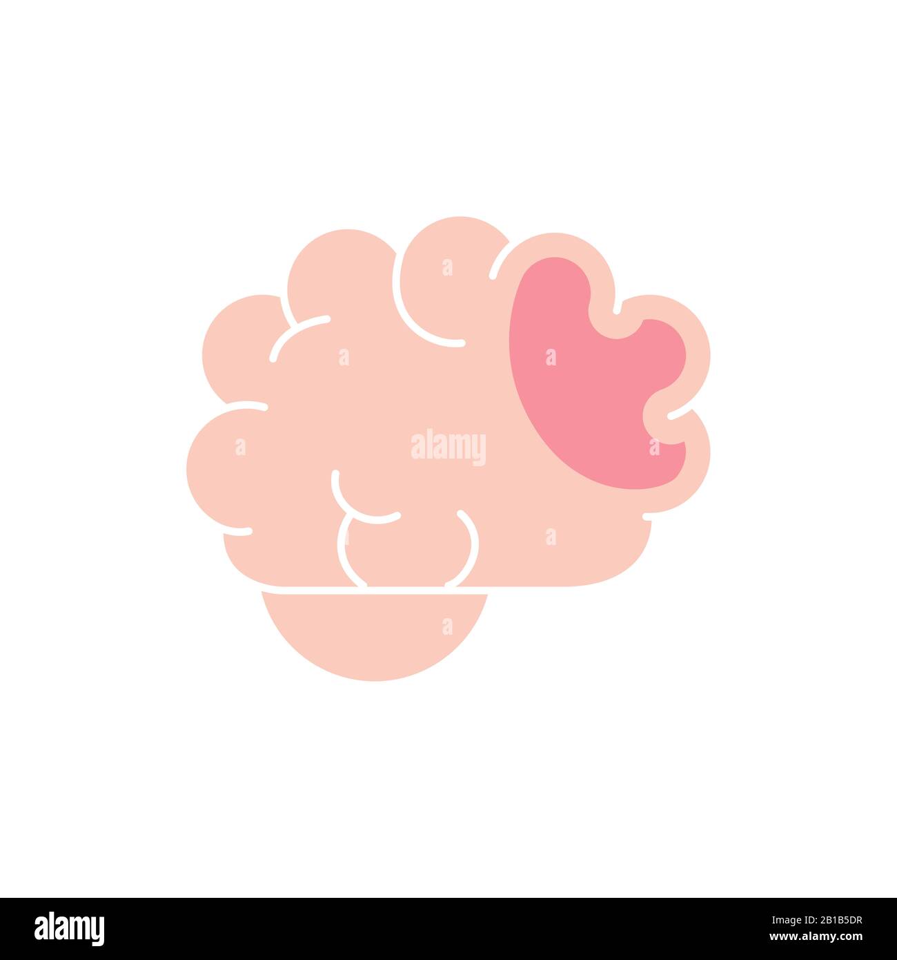 Isolated brain icon vector design Stock Vector Image & Art - Alamy