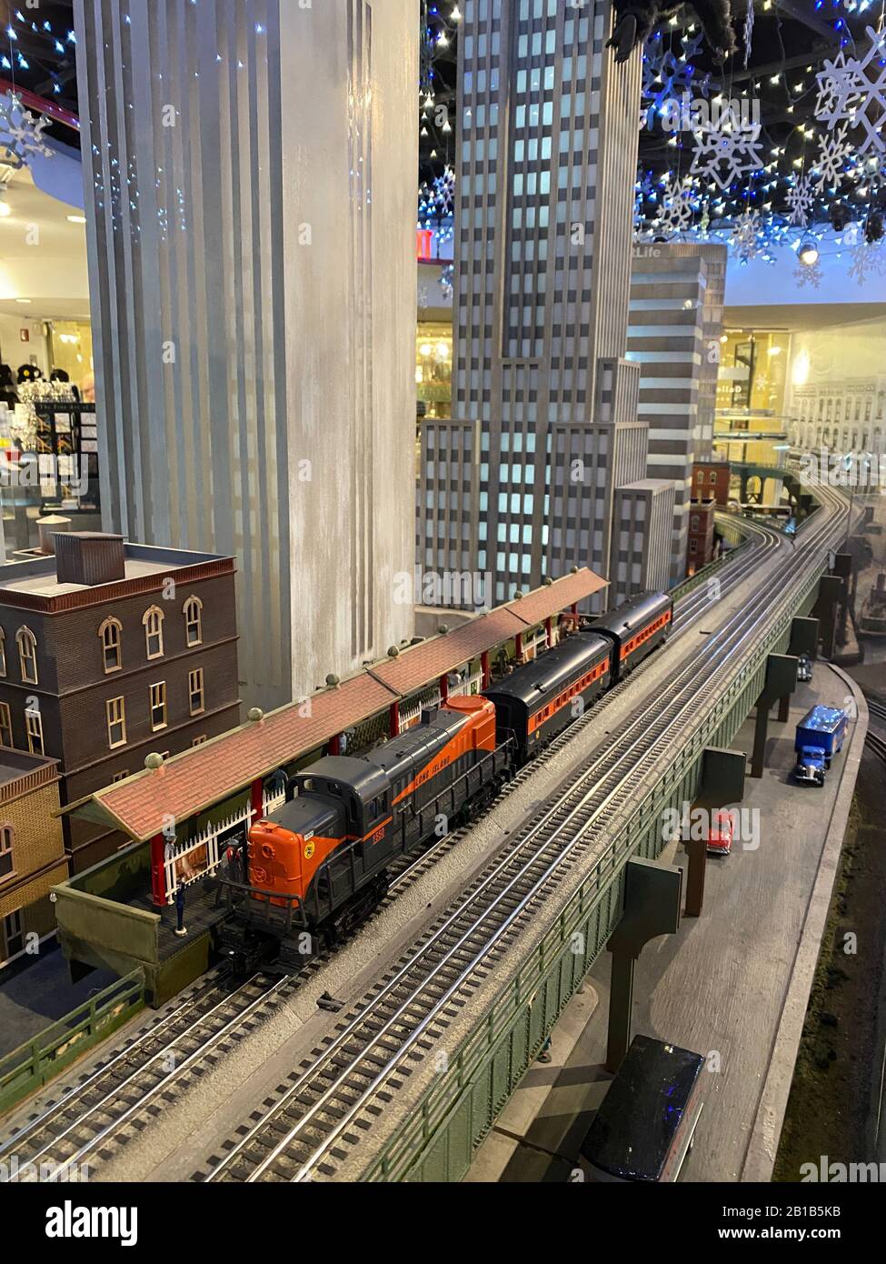 Annual Holiday Train Show at Grand Central Terminal with model trains