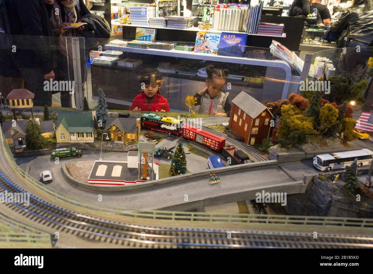 Annual Holiday Train Show at Grand Central Terminal with model trains