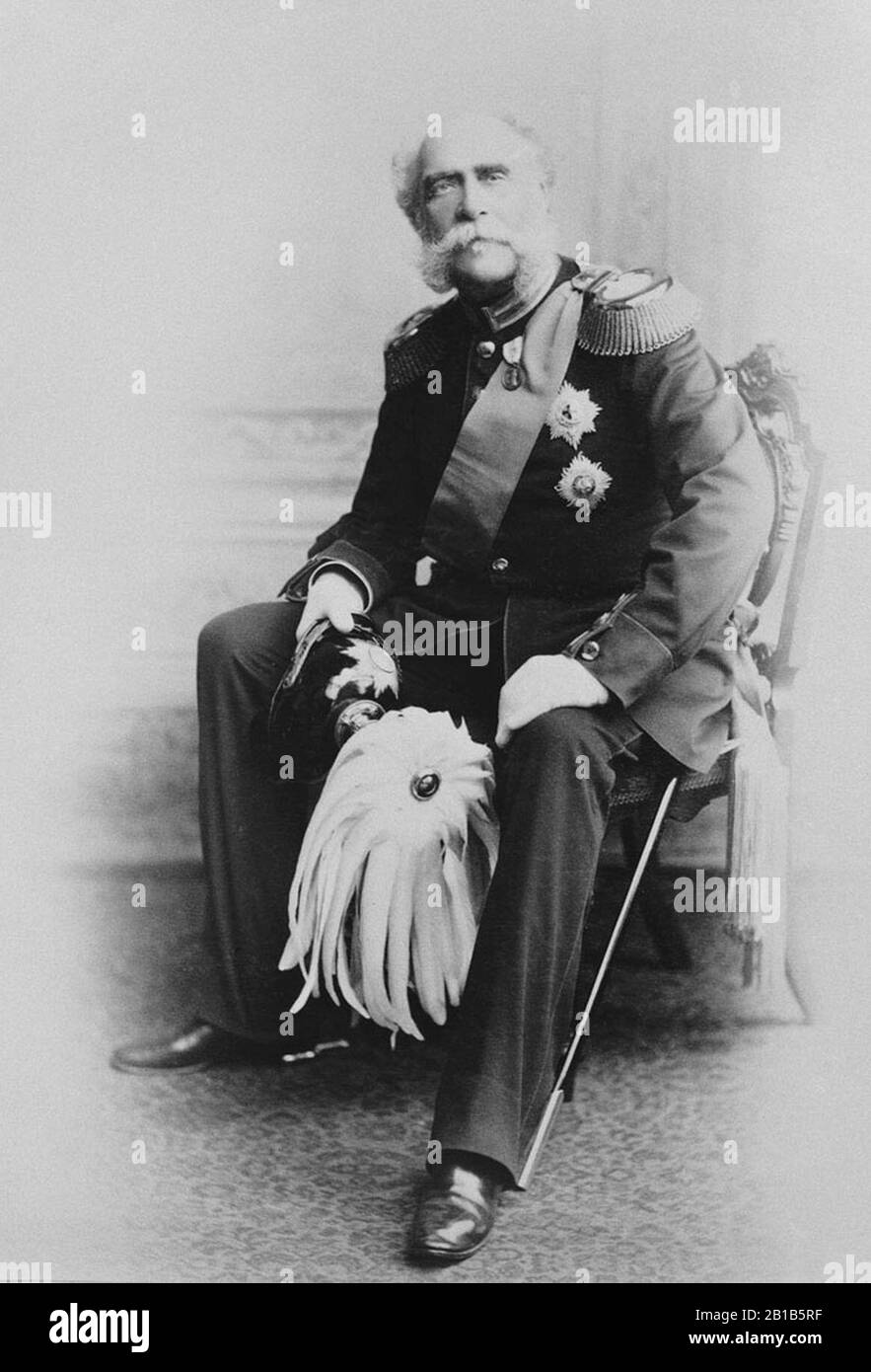 Friedrich Wilhelm, Grand Duke of Mecklenburg-Strelitz (1819-1904). Stock Photo