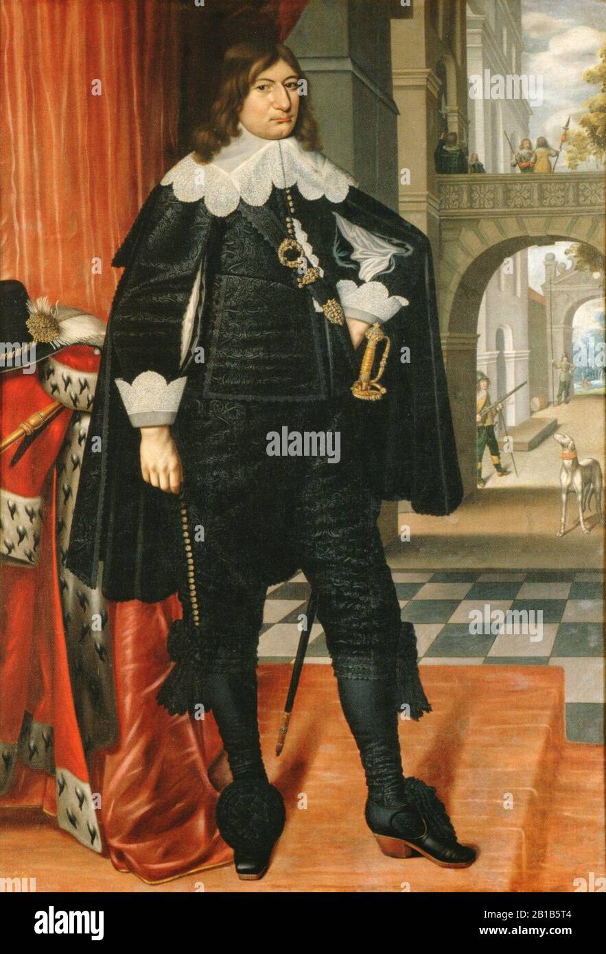 Friedrich Wilhelm von Brandenburg by Matthias Czwiczek. Stock Photo