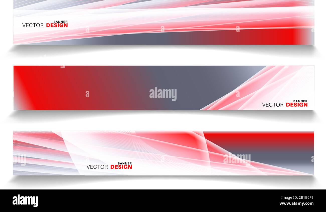 Abstract vector design banner template with light effect background Stock Vector
