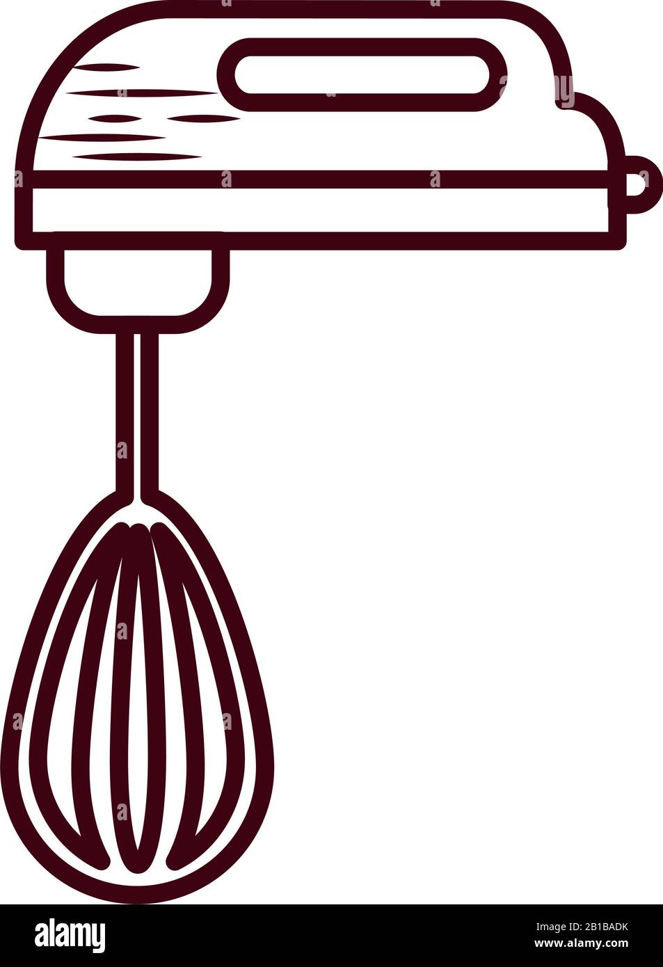 mixer line style icon design, Cook kitchen Eat food restaurant home menu dinner lunch cooking