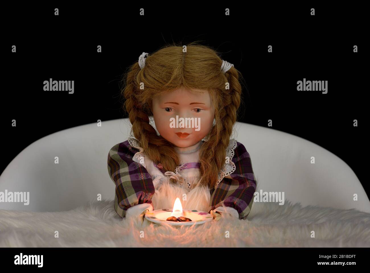 Tonsillitis, Mandelentzündung Stock Photo