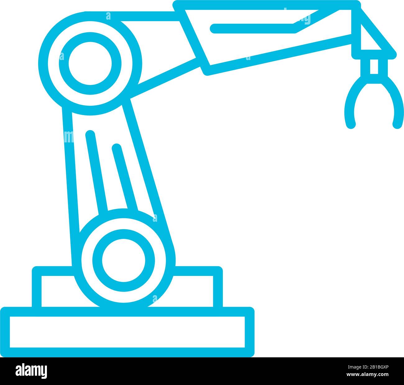 robot arm line style icon design, futuristic virtual technology modern  innovation digital entertainment tech and simulation theme Vector  illustration Stock Vector Image & Art - Alamy