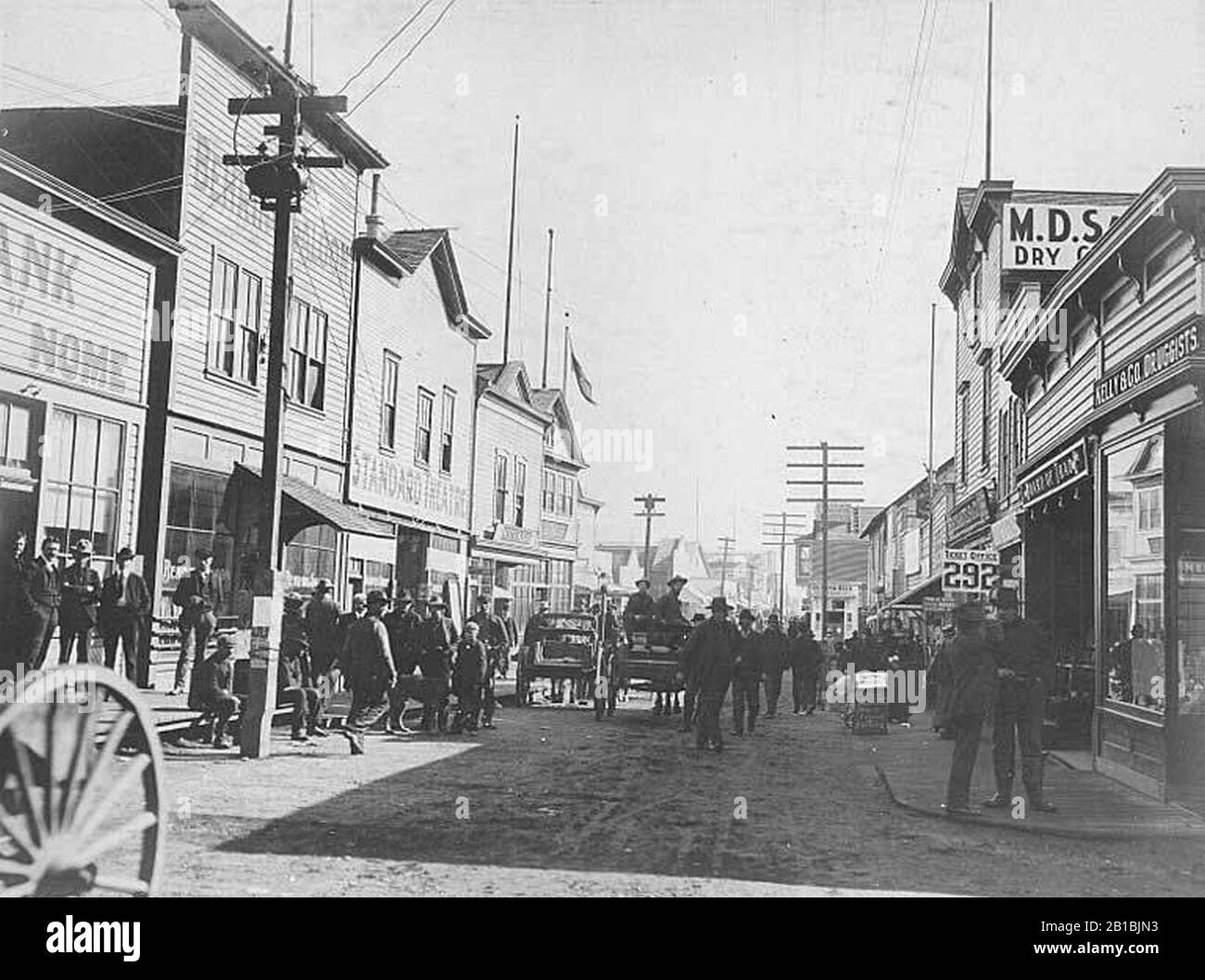 Front Street looking east Nome Alaska between 1901 and 1911 (AL+CA 2451