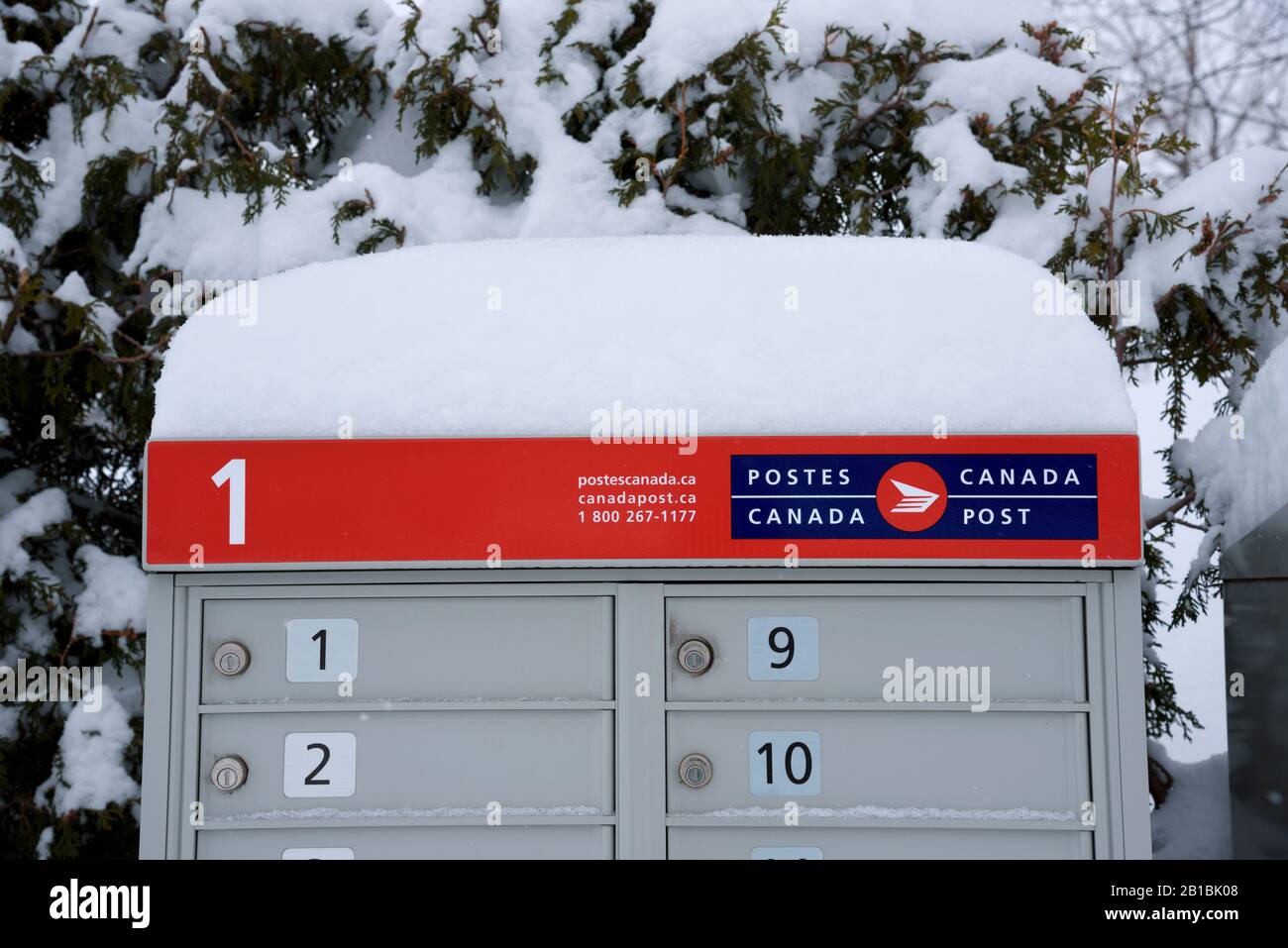 Canada post community mailbox hires stock photography and images Alamy