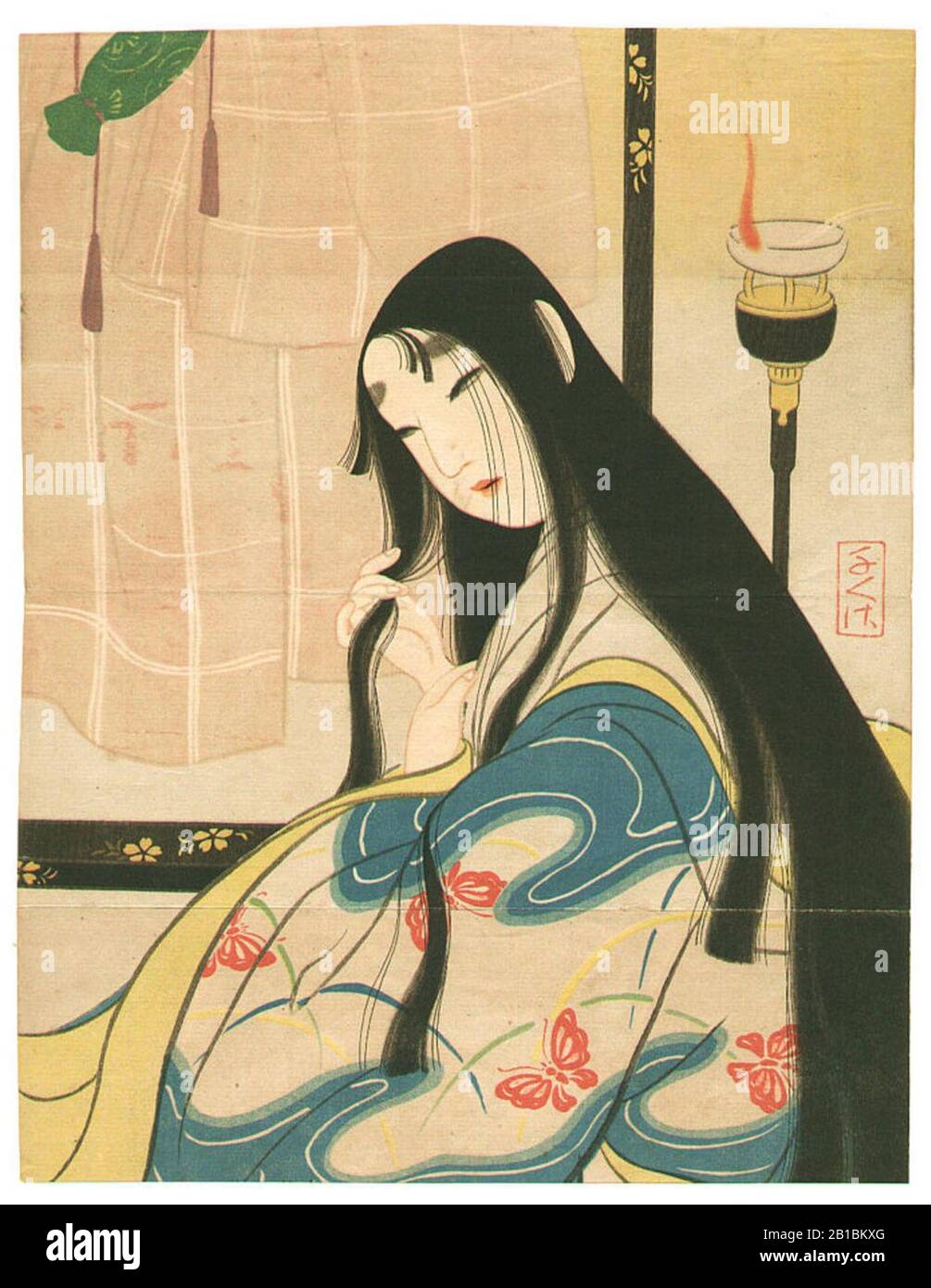 Frontispiece by Kitani Chigusa 02 Stock Photo Alamy