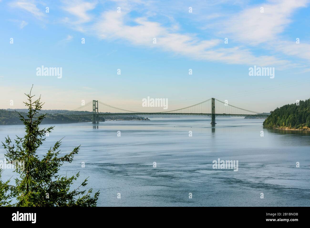 The Narrows bridge is actually two suspension bridges over Puget Sound, serving as a link