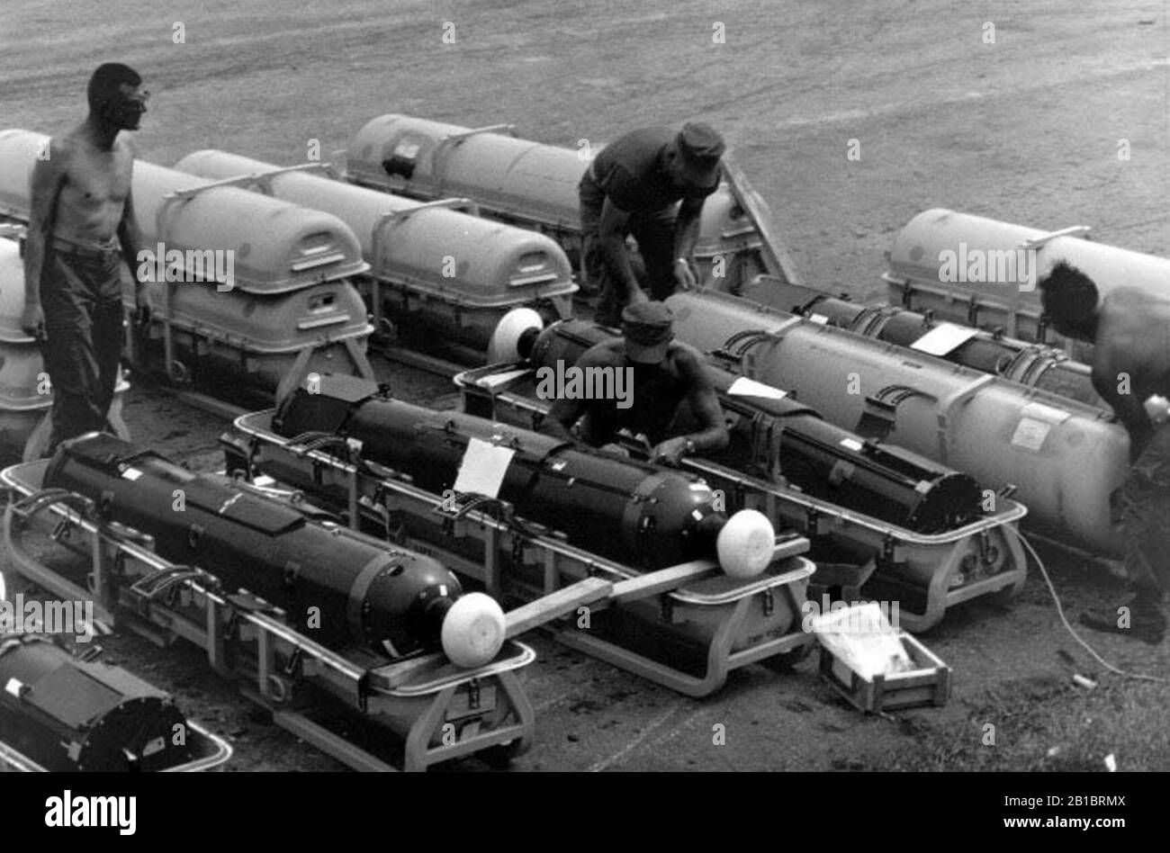 Fuel Air Explosive bombs in South Vietnam 1970 Stock Photo Alamy
