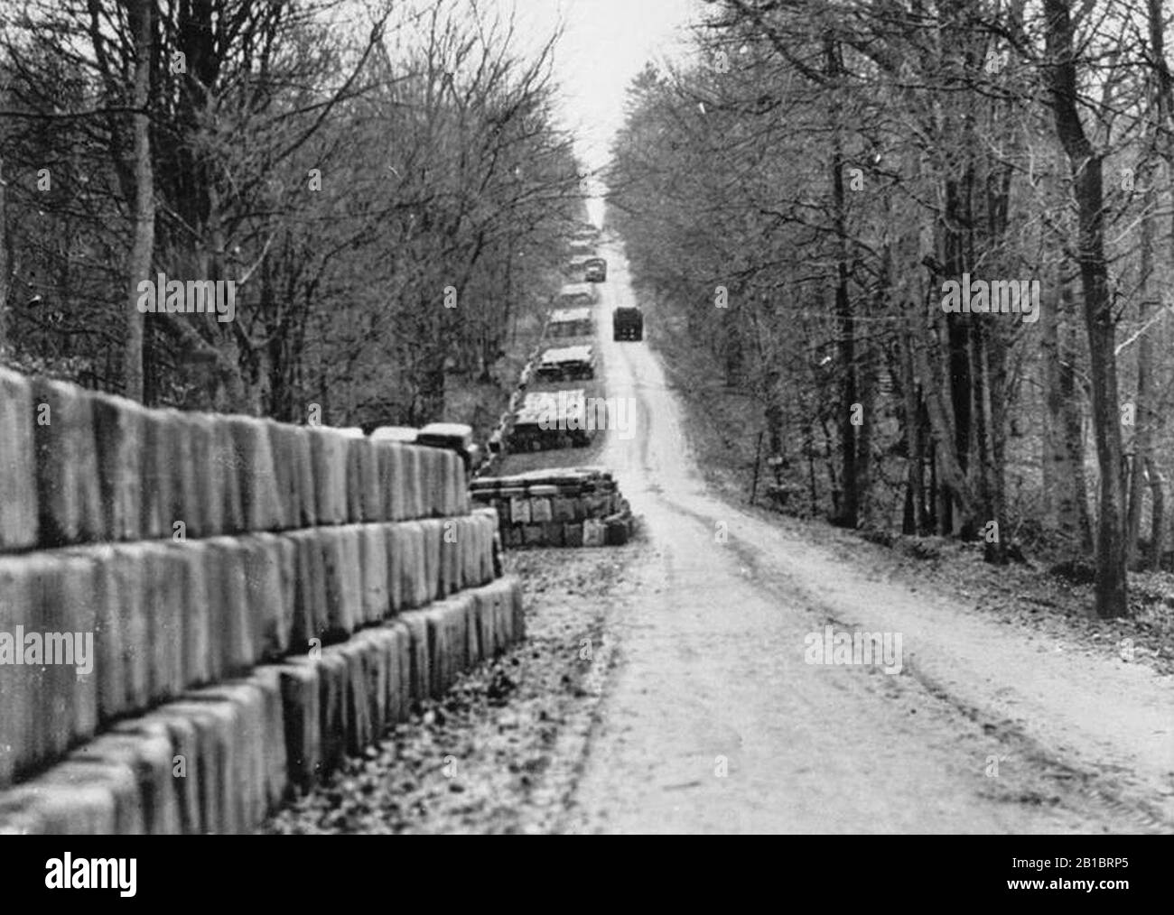 Fuel dump near Stavelot Stock Photo Alamy