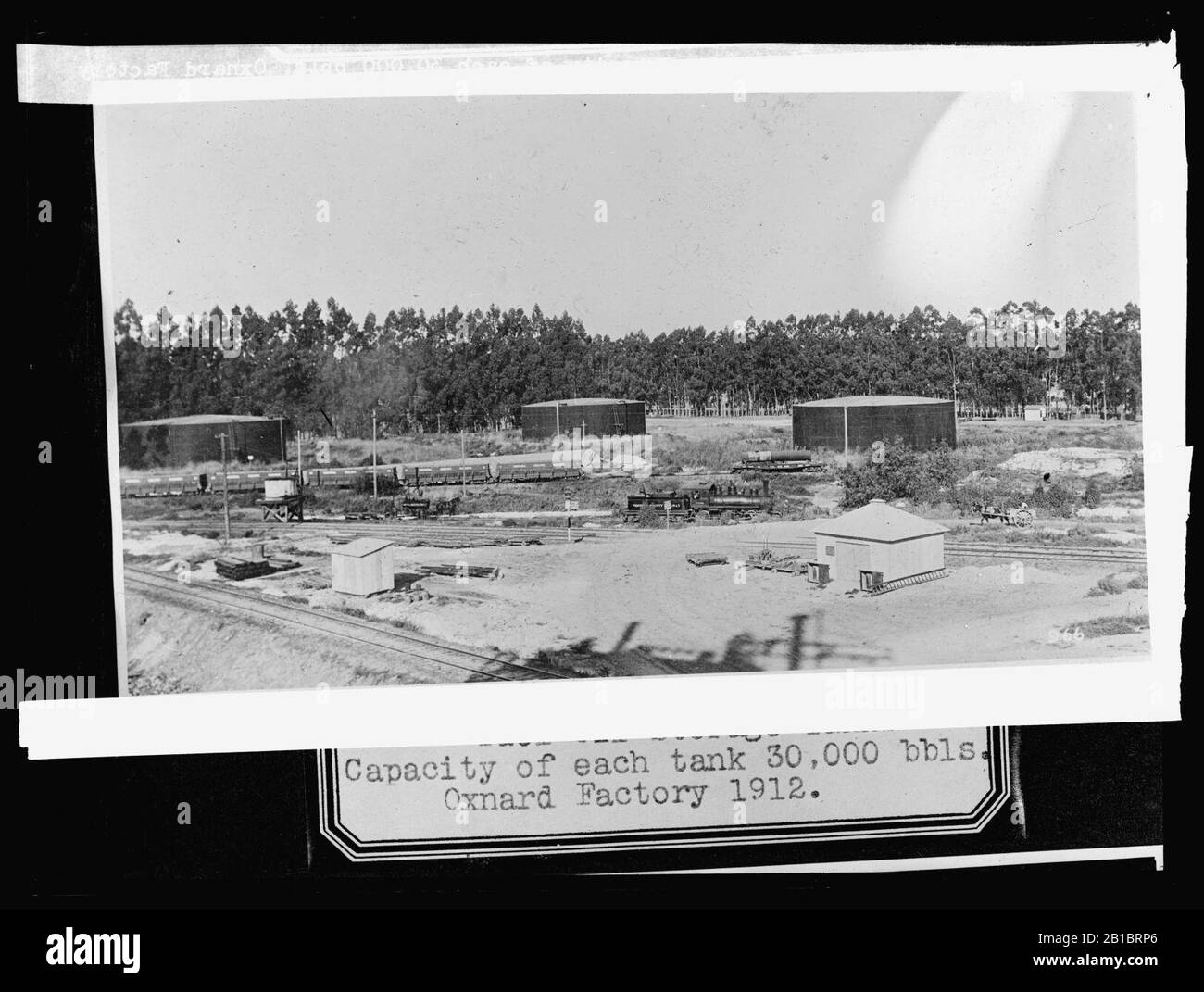 Fuel Oil Storage tanks capacity of each 30000 bbls., Oxnard