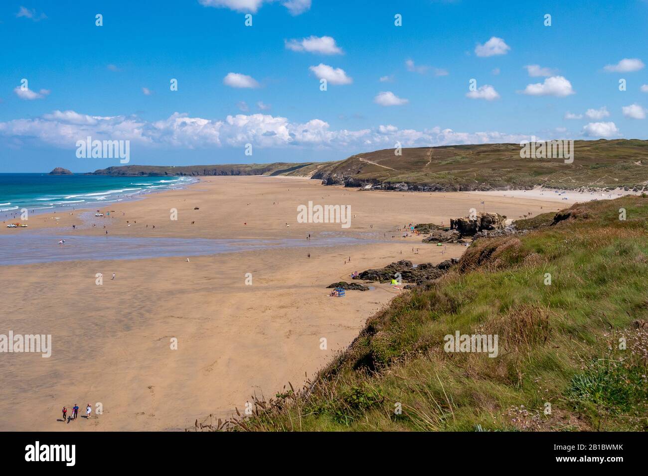 Perran Beach, Perranporth, north Cornwall, UK Stock Photo Alamy