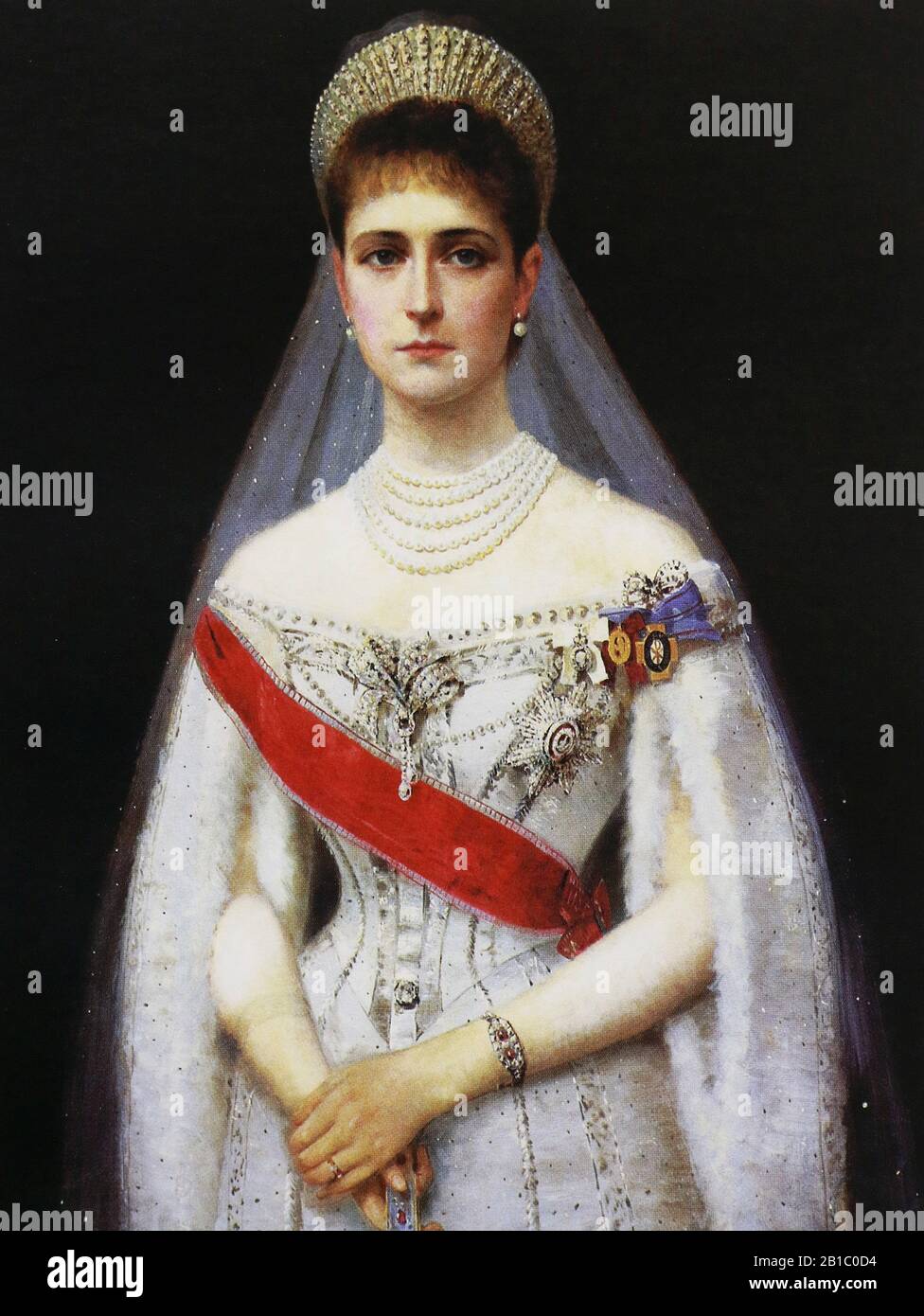 Carte Postale Ancienne – Romanov, Impératrice Alexandra Feodorovna Et Ses Filles