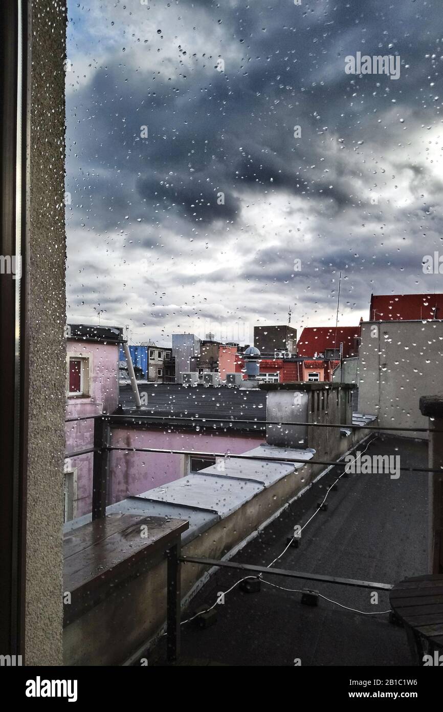 Gloomy city view hires stock photography and images Alamy
