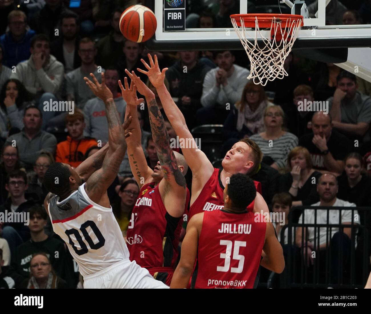 Jordan Parks (GeVi Napoli) during the Italian Basketball A Serie  Championship Allianz Pallacanestro Trieste vs GeVi Napoli on October 30,  2021 at the Allianz Dome in Trieste, Italy (Photo by Luca  Tedeschi/LiveMedia/NurPhoto