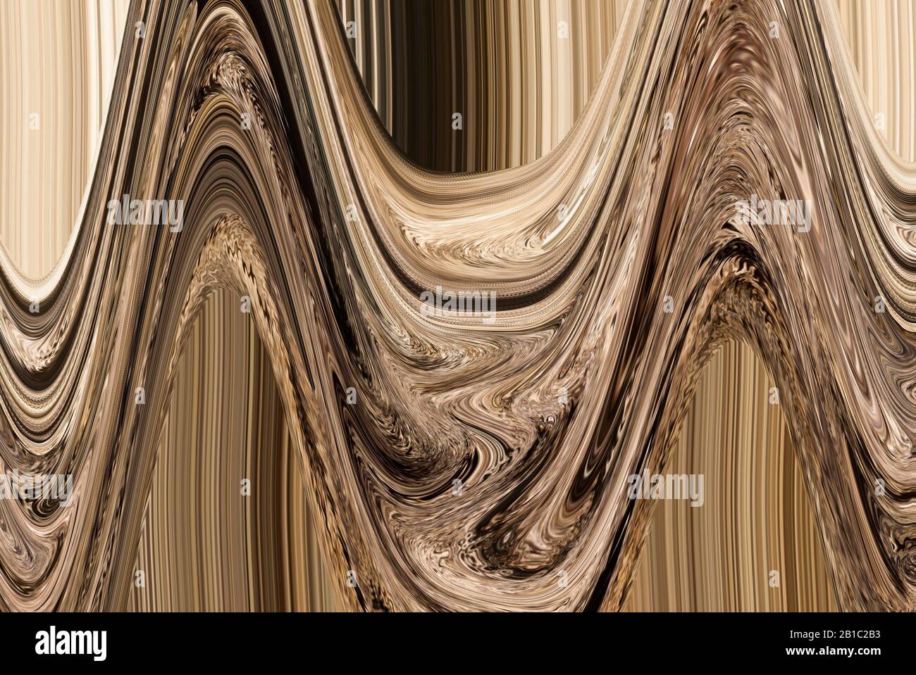 MARBLE PARADOX: A piece of wood evolves into a fine arts presentation series after many digital manipulations and distortion effects. Stock Photo