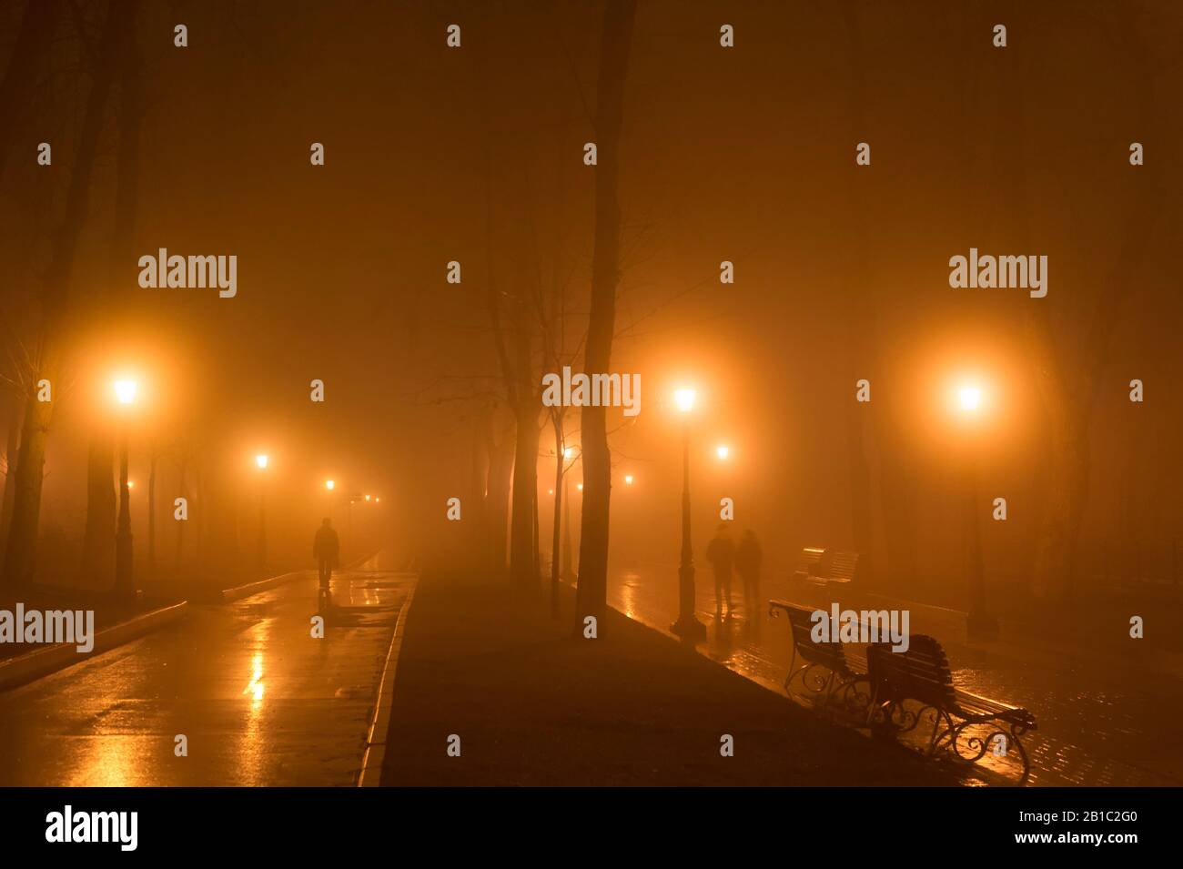 Lighted walk hi-res stock photography and images - Alamy
