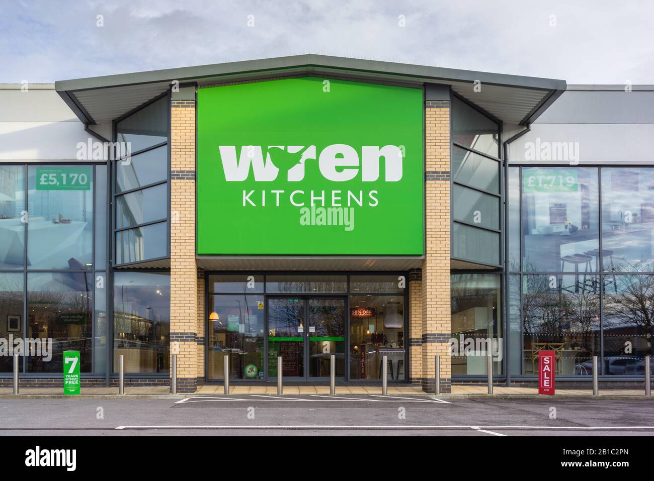 Wren kitchens in Southampton, England, UK Stock Photo