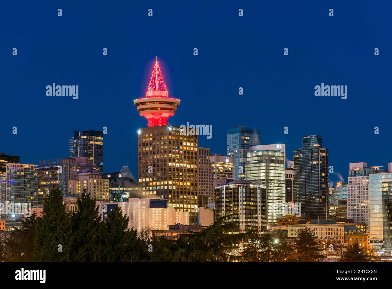 Harbour Centre Tower in Vancouver — Stock Photo © DenysKuvaiev #5474409, image size:1300x957
