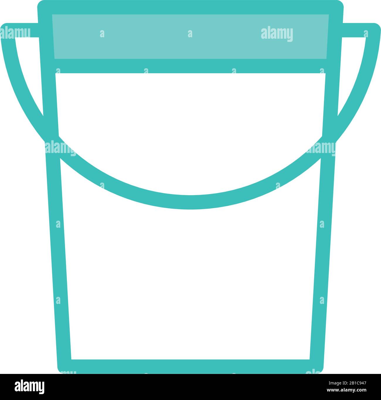 Isolated milk bucket dou color style icon vector design Stock Vector ...