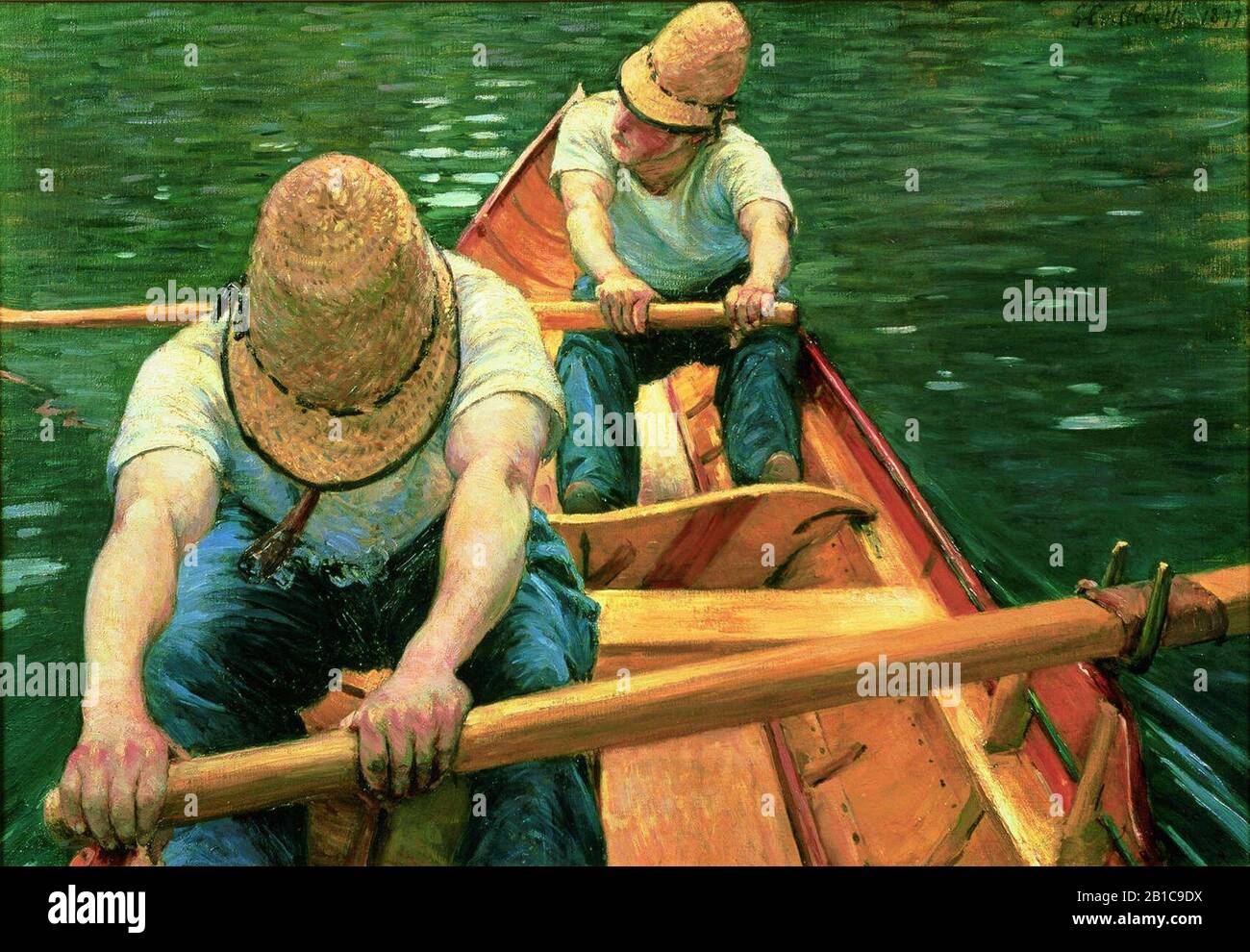G. Caillebotte Canotiers ramant sur l