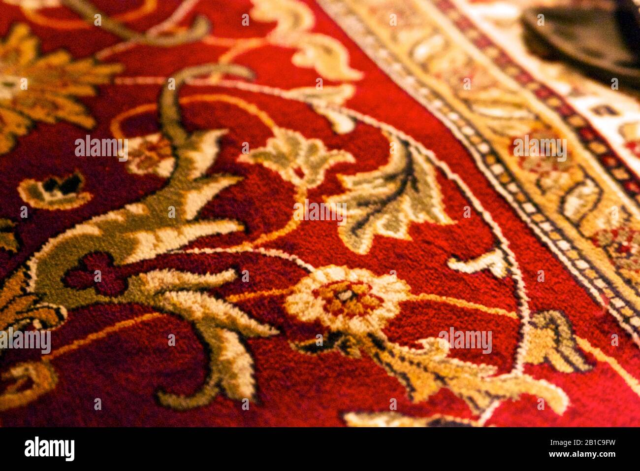 Dubai-Carpet at Westin hotel Stock Photo