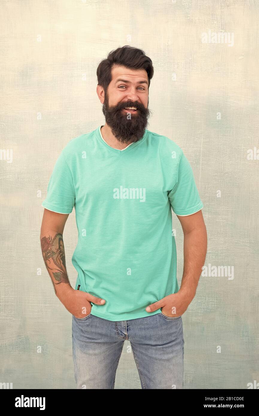 Grow long beard. Challenges like dryness ingrown hairs and irritation