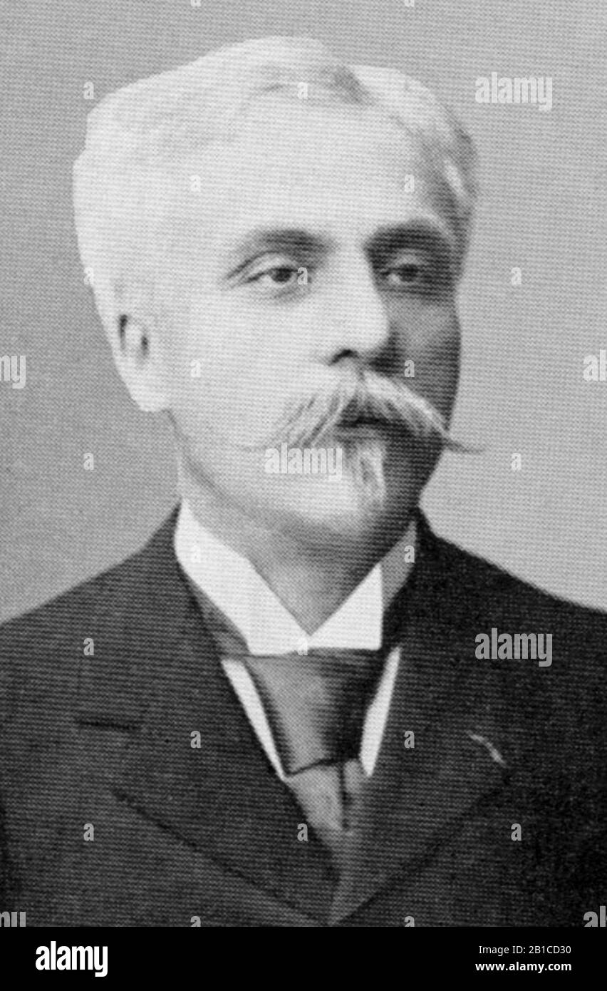 Gabriel Faure 1895. Stock Photo