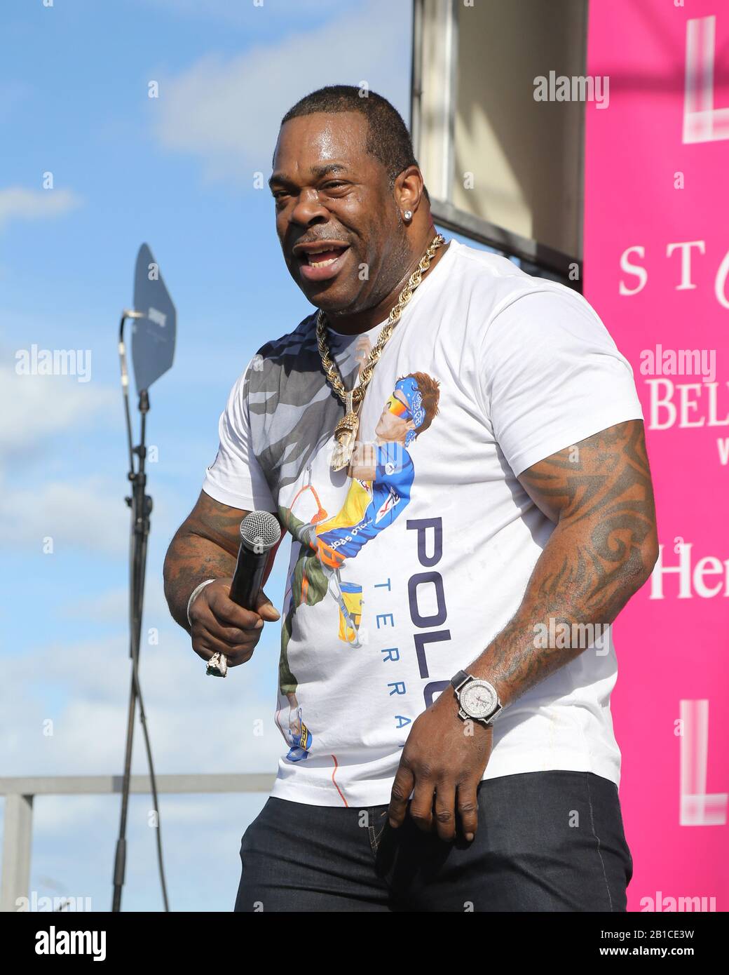 MIAMI BEACH, FL - FEBRUARY 23: Busta Rhymes attends the ...