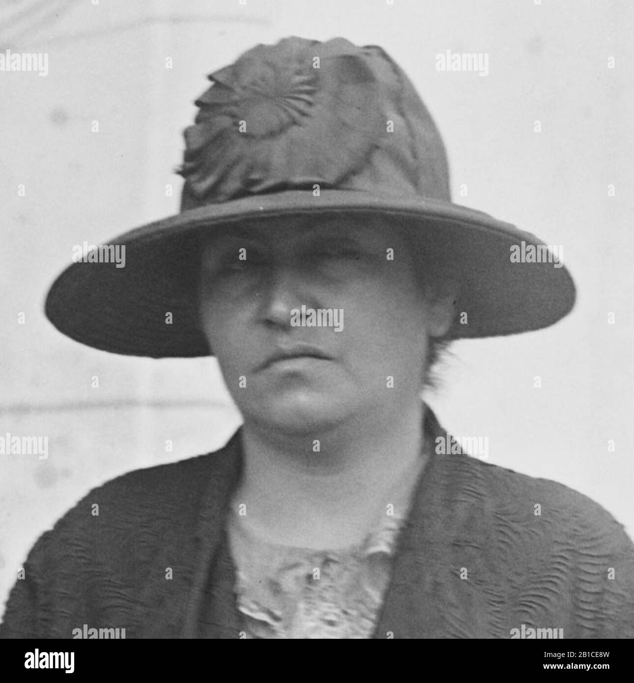 Gabriela Mistral(1924). Stock Photo