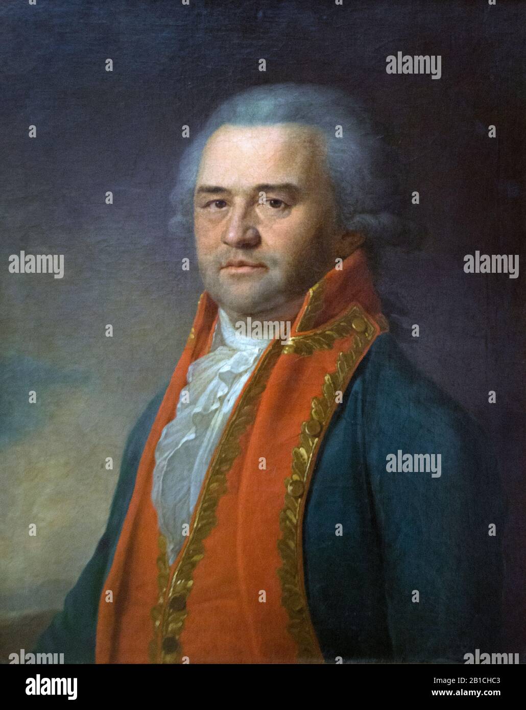 Vladimir Borovikovsky: Portrait of A.N. Astafiev Stock Photo