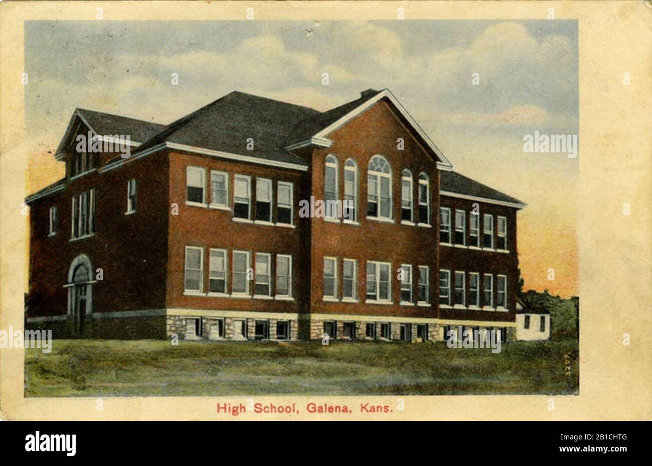 Galena KS High School Stock Photo Alamy