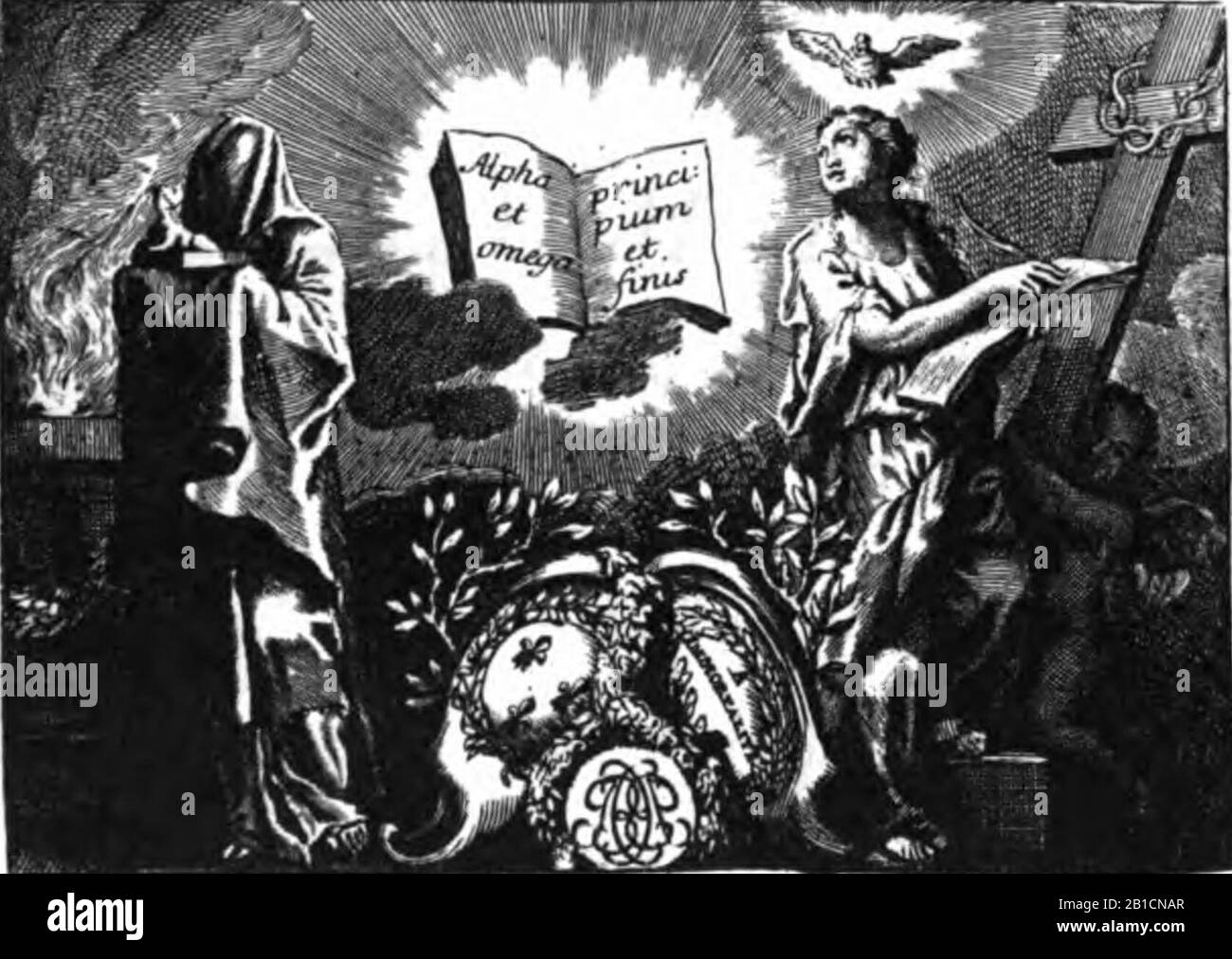 Gallia Christiana, 1715, T1 (page 2 crop Stock Photo Alamy