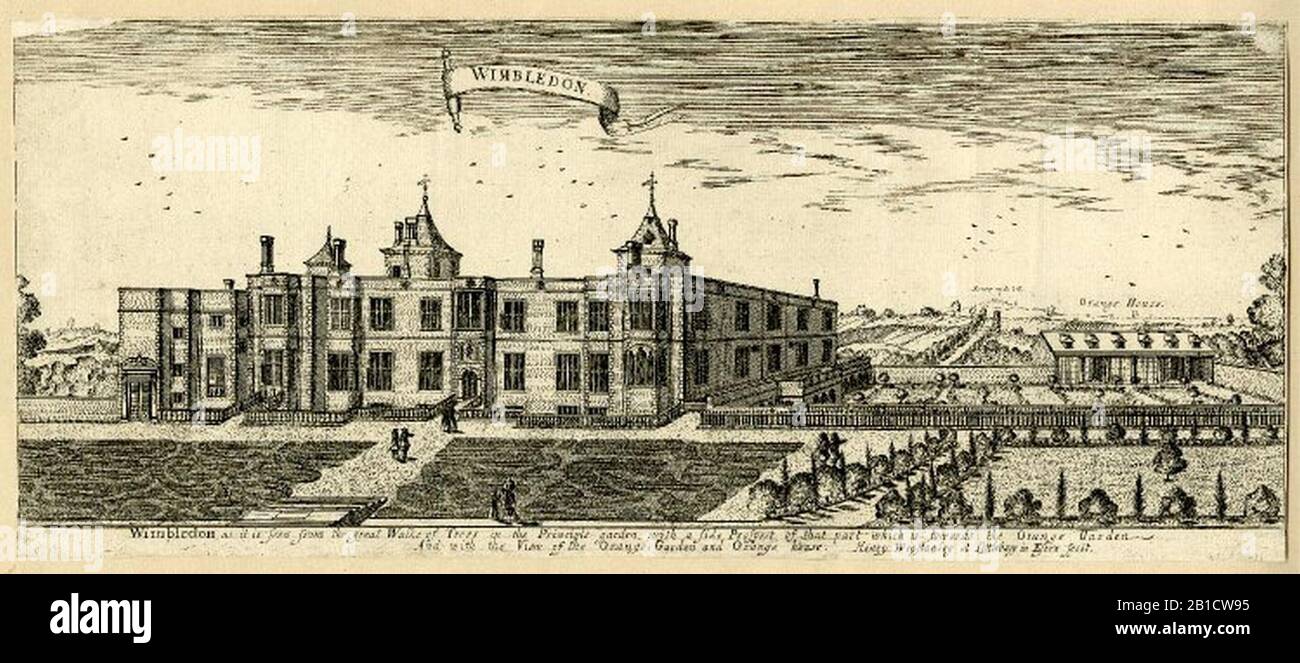 Garden view of Wimbledon manor house Stock Photo Alamy