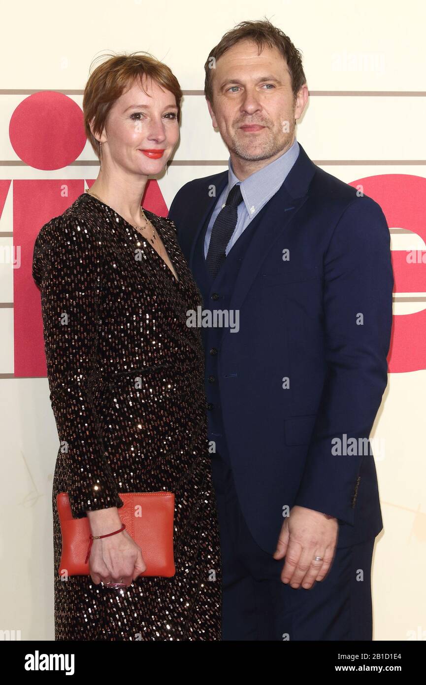 London, UK. 24th Feb, 2020. Emma Lowndes and Jason Merrells attend the  Military Wives UK Premiere at Cineworld, Leicester Square in London.  Credit: SOPA Images Limited/Alamy Live News Stock Photo - Alamy