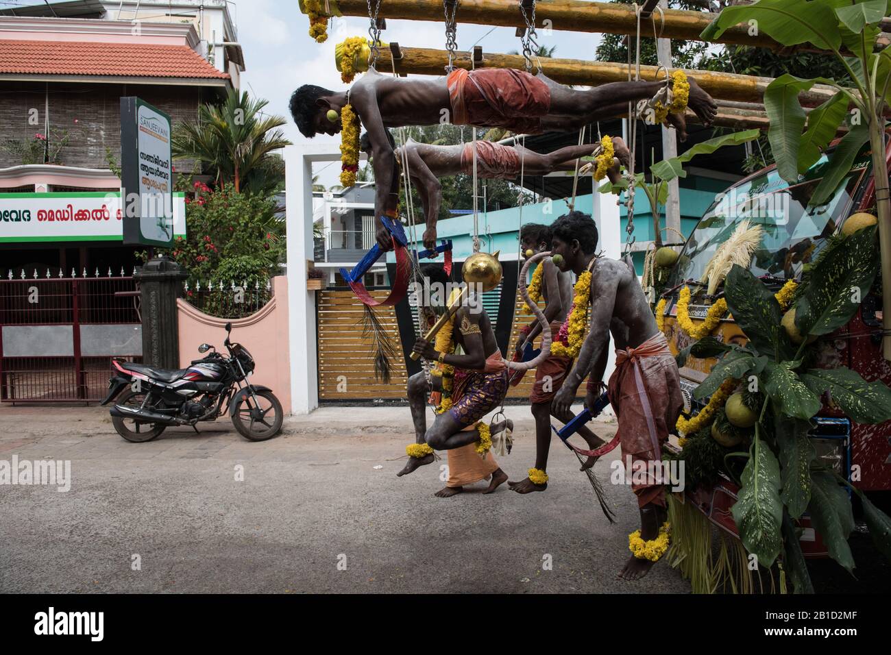 Body piercing suspension hires stock photography and images Alamy