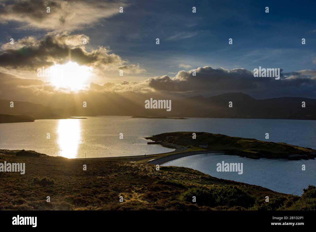 Loch Eriboll and the promontory of Àrd Neackie, Sutherland, Scotland, UK Stock Photo