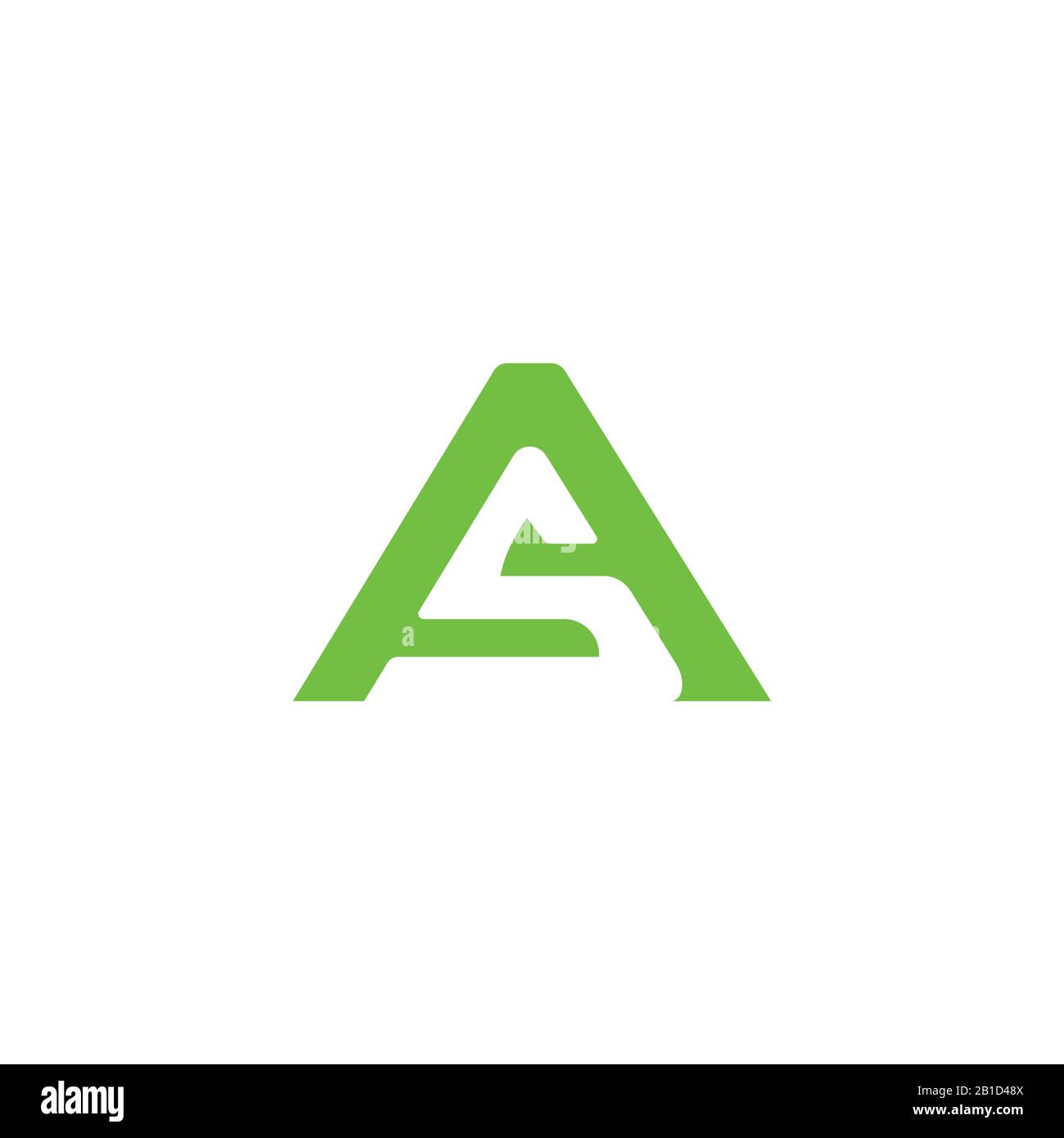 Initial letter as or sa logo vector design template Stock Vector Image ...