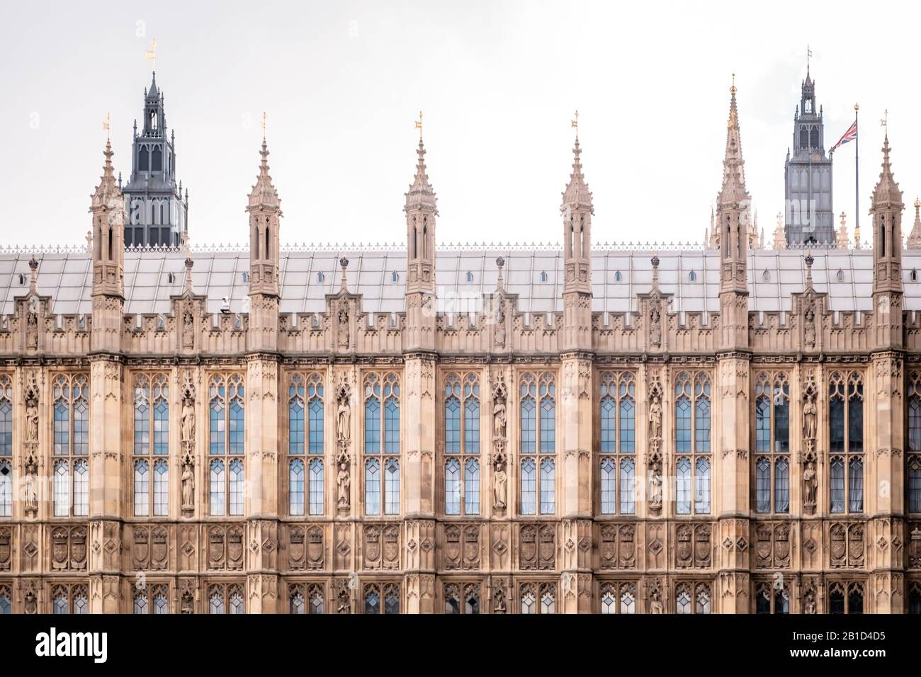 Meeting place of the House of Commons and House of Lords, London, UK. Stock Photo