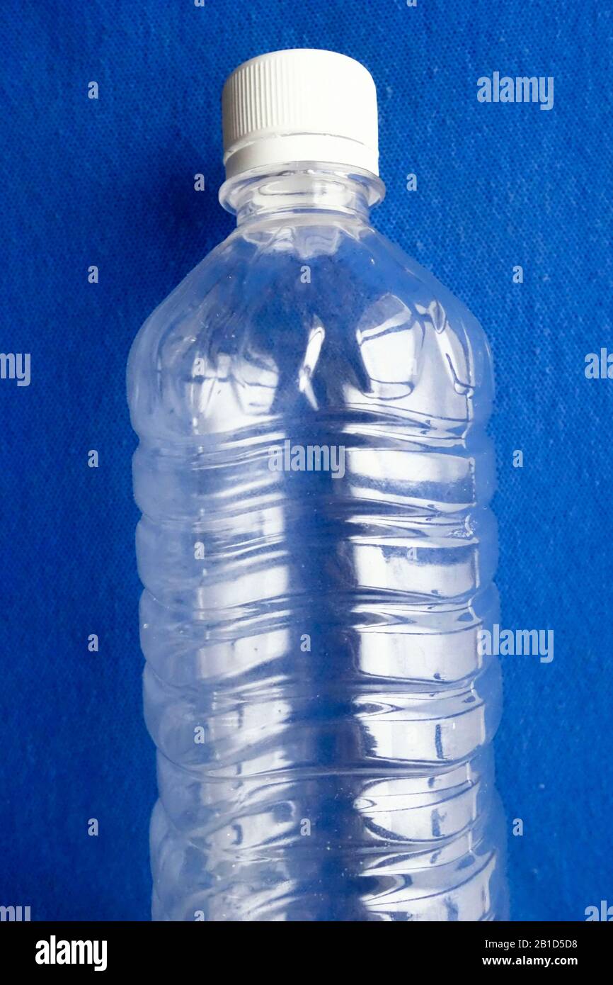 Empty plastic bottle Stock Photo