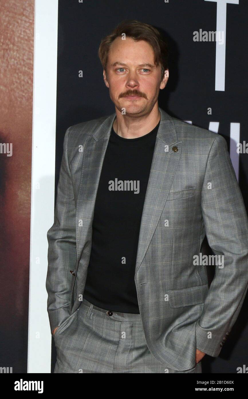 Los Angeles, CA. 24th Feb, 2020. Michael Dorman at arrivals for THE ...