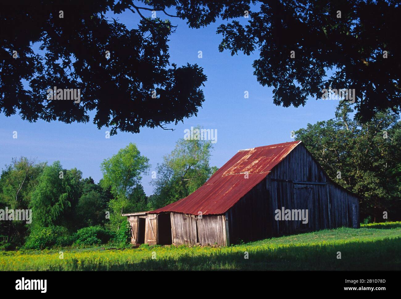 Barn, Washington County, Arkansas Stock Photo
